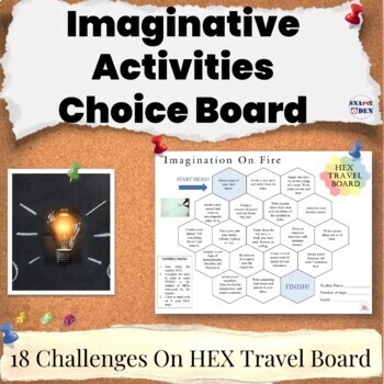 Preview of Imaginative Challenges and Activities for Middle School ELA Choice Board