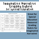 Imaginative Narrative Writing Grading Rubric for special e