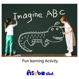 Imagine ABC | Alphabet activities | Flashcards | Worksheet