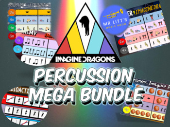 Preview of Imagine Dragons Percussion MEGABundle! (@ 15% OFF 17 RESOURCES!)