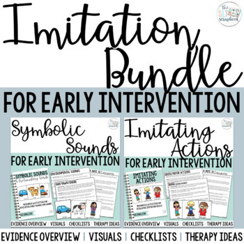 Preview of Imitating Actions and Symbolic Sounds for Early Intervention Speech Therapy