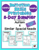 Imitation Skills Printables for Students with Autism SAMPLER