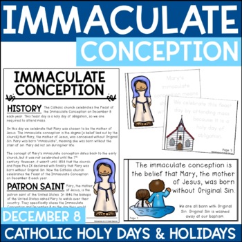 Preview of Immaculate Conception | Catholic