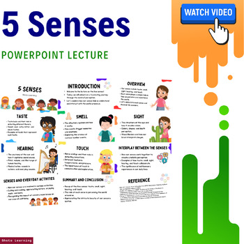 Preview of Immerse Your Audience: A PowerPoint Lecture on Exploring the 5 Senses