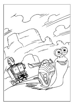 turbo coloring pages