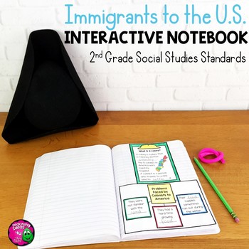Preview of Immigrants & Immigration Interactive Notebook for 2nd Grade Social Studies