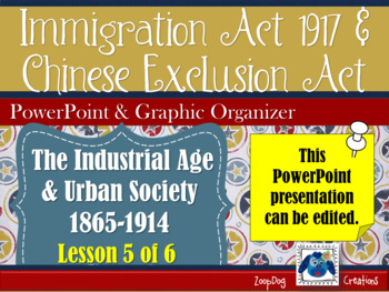 Preview of Immigration Act of 1917 and Chinese Exclusion Act