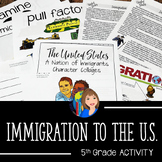 Immigration Activity for 5th Grade Social Studies