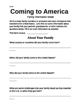 Preview of Immigration Assignment