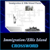 Immigration - Ellis Island Crossword Puzzle - American History