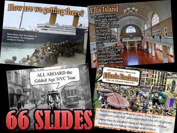 Preview of Immigration PowerPoint: Gilded Age NY Tour Simulation