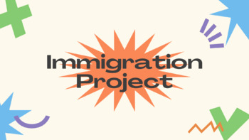 Preview of Immigration Project 