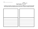 Immigration Push and Pull Factors: Draw and Write