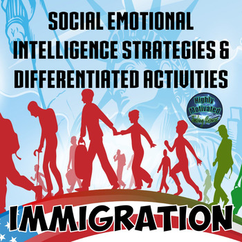 Preview of Immigration Social Emotional Intelligence Strategies & Activities with Test Prep