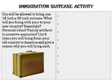 Immigration Suitcase Activity Notebook Foldable