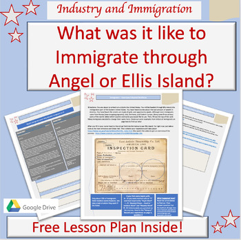 Preview of Immigration Through Ellis and Angel Islands | Virtual Field Trip | Lesson | GDOC