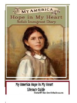 Preview of Immigration Unit, My America Hope in My Heart Literacy Guide