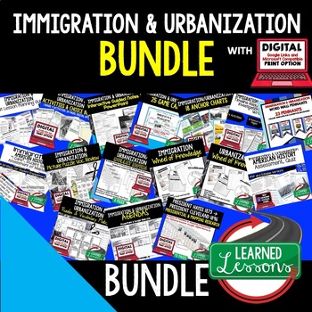 Preview of US History Immigration & Urbanization BUNDLE (American History Bundle)