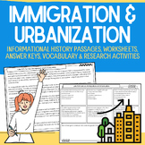 Immigration/Urbanization in 19th Century: No-Prep Reading 