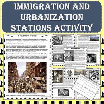 Immigration and Urbanization Stations Activity by Little History Monster