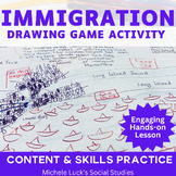 Immigration into America Introduction Drawing Game 1850-19