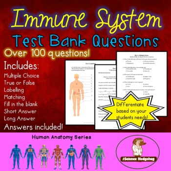 Preview of Immune Lymphatic System Test Questions