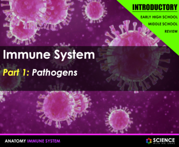 Preview of Immune System Presentation PPT With Student Summary Notes Anatomy Introductory