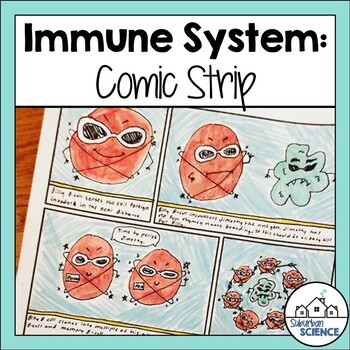 Immune System Comic Strip Activity by Suburban Science | TPT