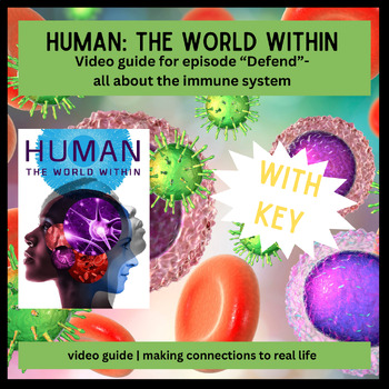 Preview of Immune System Video Guide: Human - The World Within- Defend (WITH KEY)