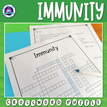 Immune System Crossword Puzzle by The Lab Teachers Pay Teachers