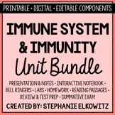 Immunity Unit Bundle | Printable, Digital & Editable Components