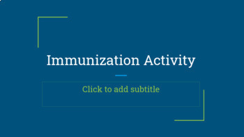 Preview of Immunization Activity