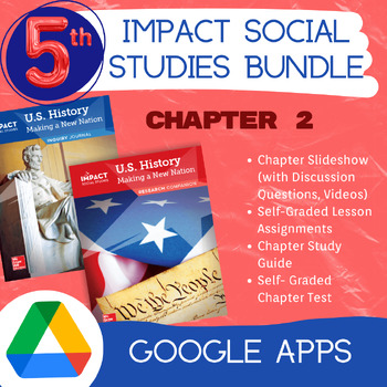 Preview of Impact Social Studies - 5th Grade - Chapter 2 Bundle