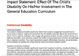 Impact Statement: Effect Of The Child's Disability in Gen 