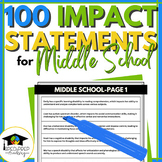 Impact Statement Examples - Middle School