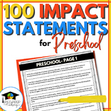 Impact Statement Examples - Preschool