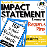 Impact Statements Resource Cards-Cognitive Skills