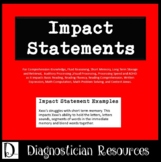 Impact Statements for Evaluations of SLD and OHI for ADHD
