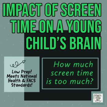 Preview of Impact of Too Much Screen Time on a Young Child