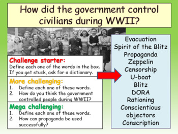 Preview of Impact of WWII on Civilians