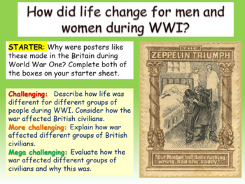 Preview of Impact of World War I