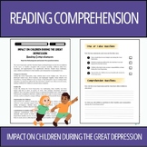 Impact on Children During the Great Depression Reading Com