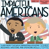 Famous Americans Project Based Learning (PBL) Unit for Inf