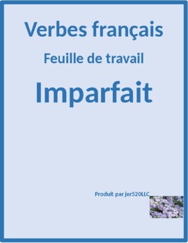Preview of Imparfait (Imperfect in French) Worksheet 5 Raisons