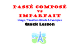 Imparfait vs Passe Compose Usage Comparison: French Quick Lesson