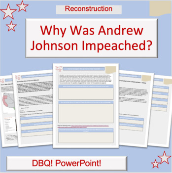 Preview of Checks and Balances Lesson Plan | Reconstruction | Impeachment | DBQ