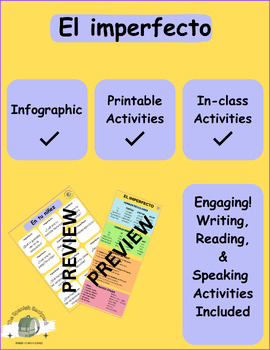 Imperfect Tense: Fun Activities and Infographic Included | TPT