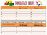 Imperfect Tense Practice Worksheet - SPANISH