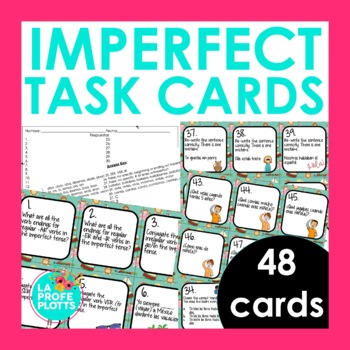 Preview of Imperfect Tense Task Cards