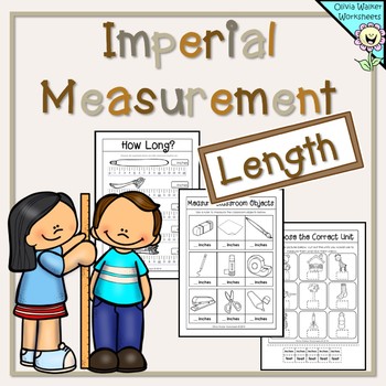 imperial measurement worksheets length kindergarten grade one grade two